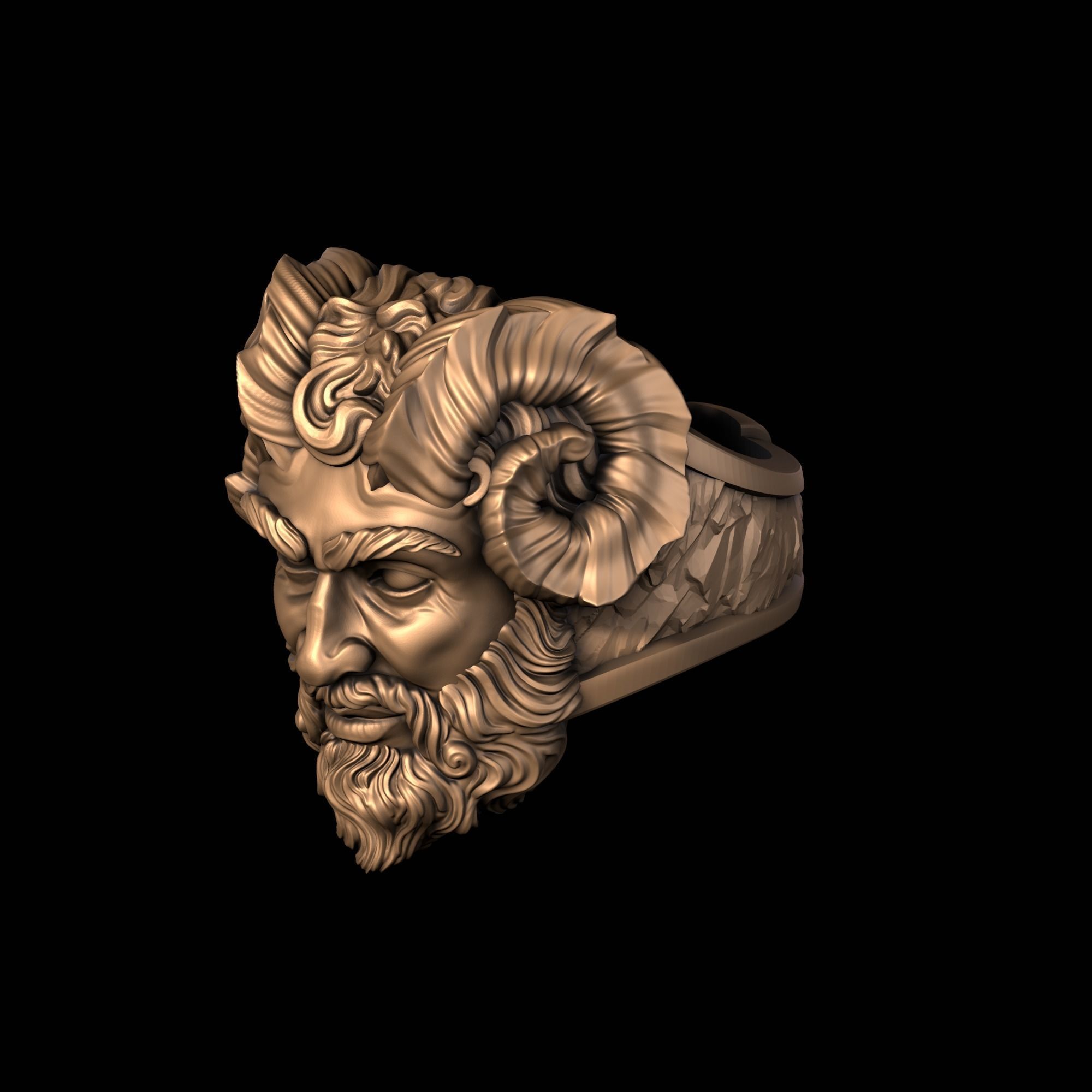 Ring Satir 3D print model_2