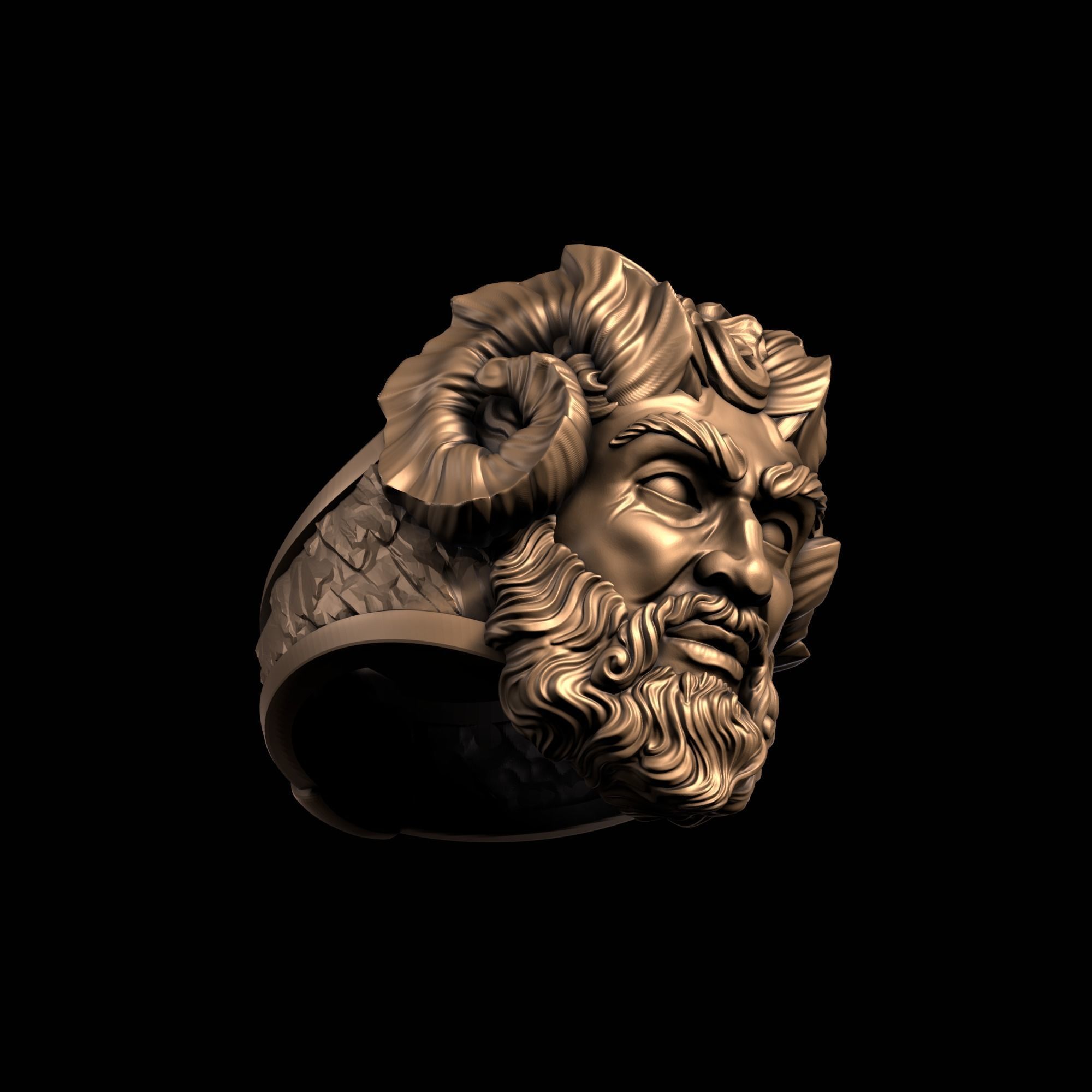 Ring Satir 3D print model_6
