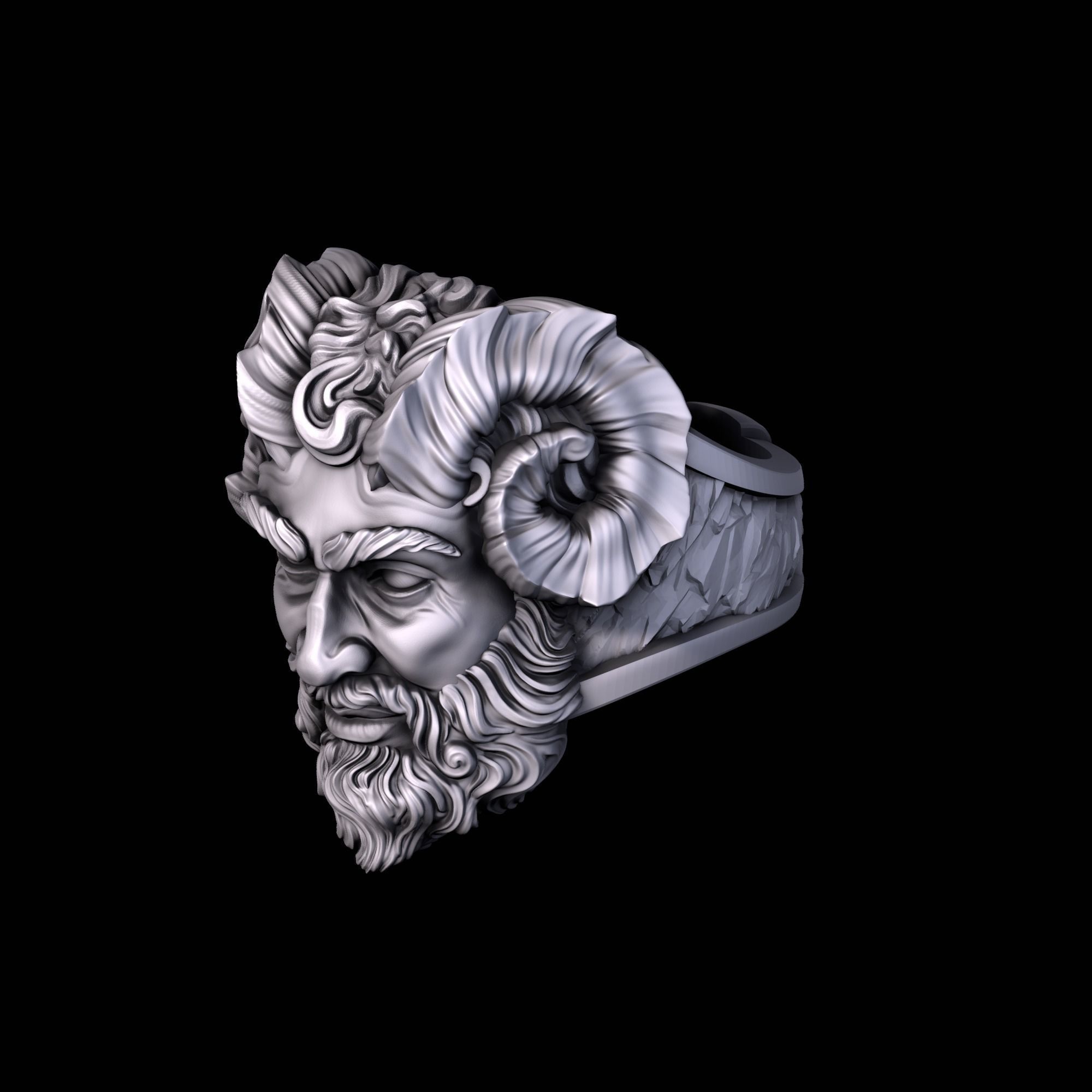 Ring Satir 3D print model_3