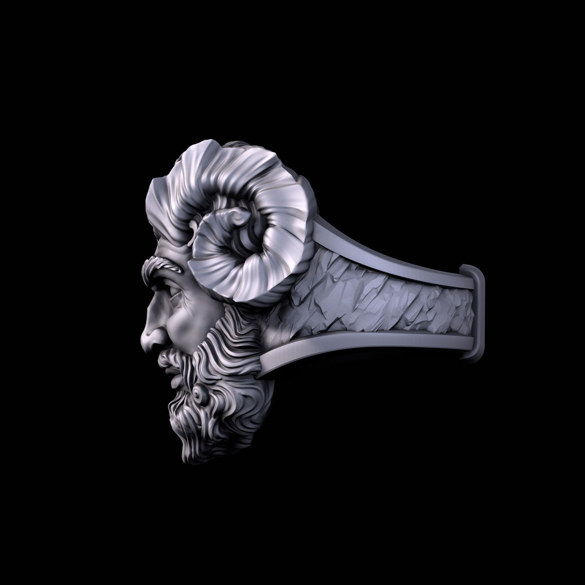 Ring Satir 3D print model_5