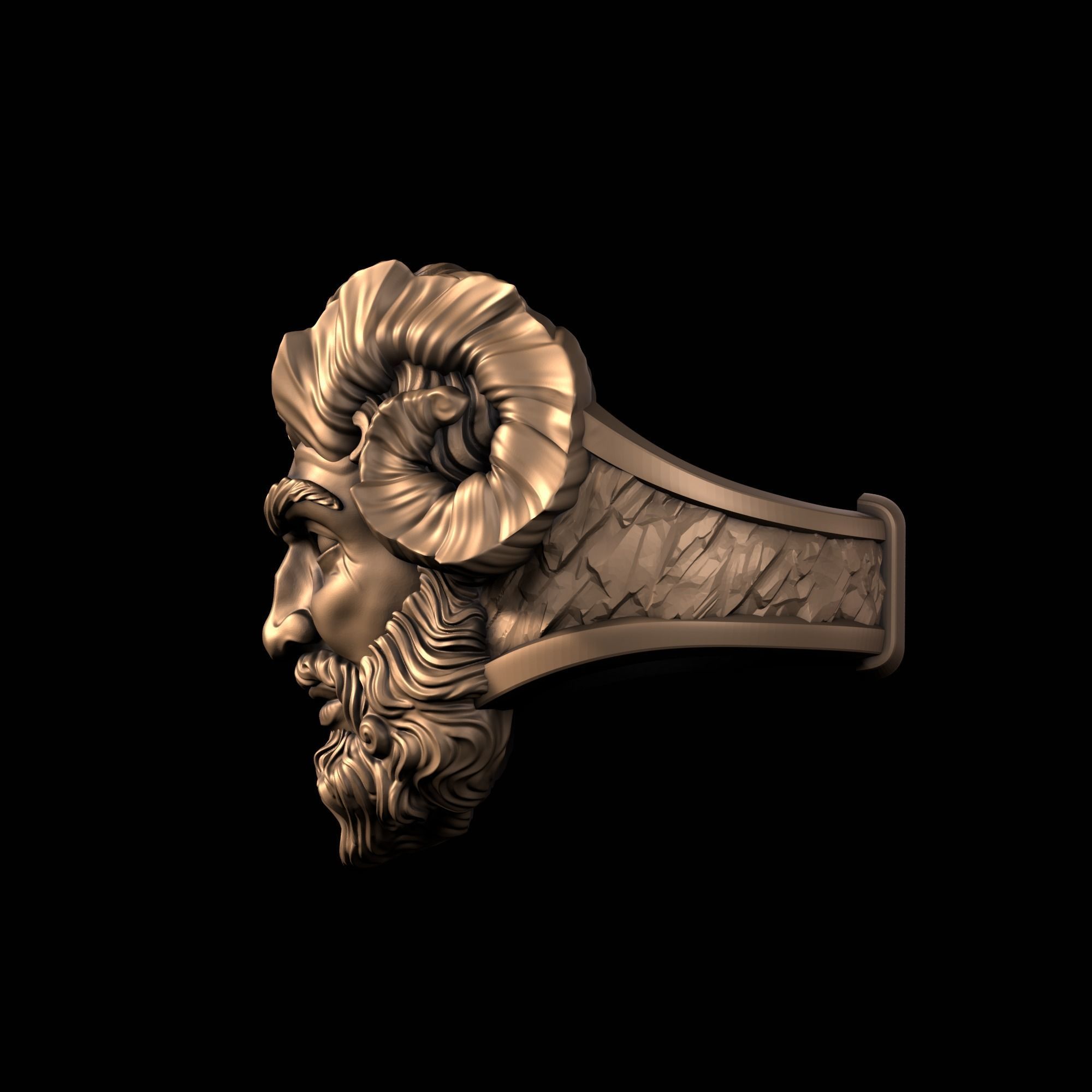 Ring Satir 3D print model_4