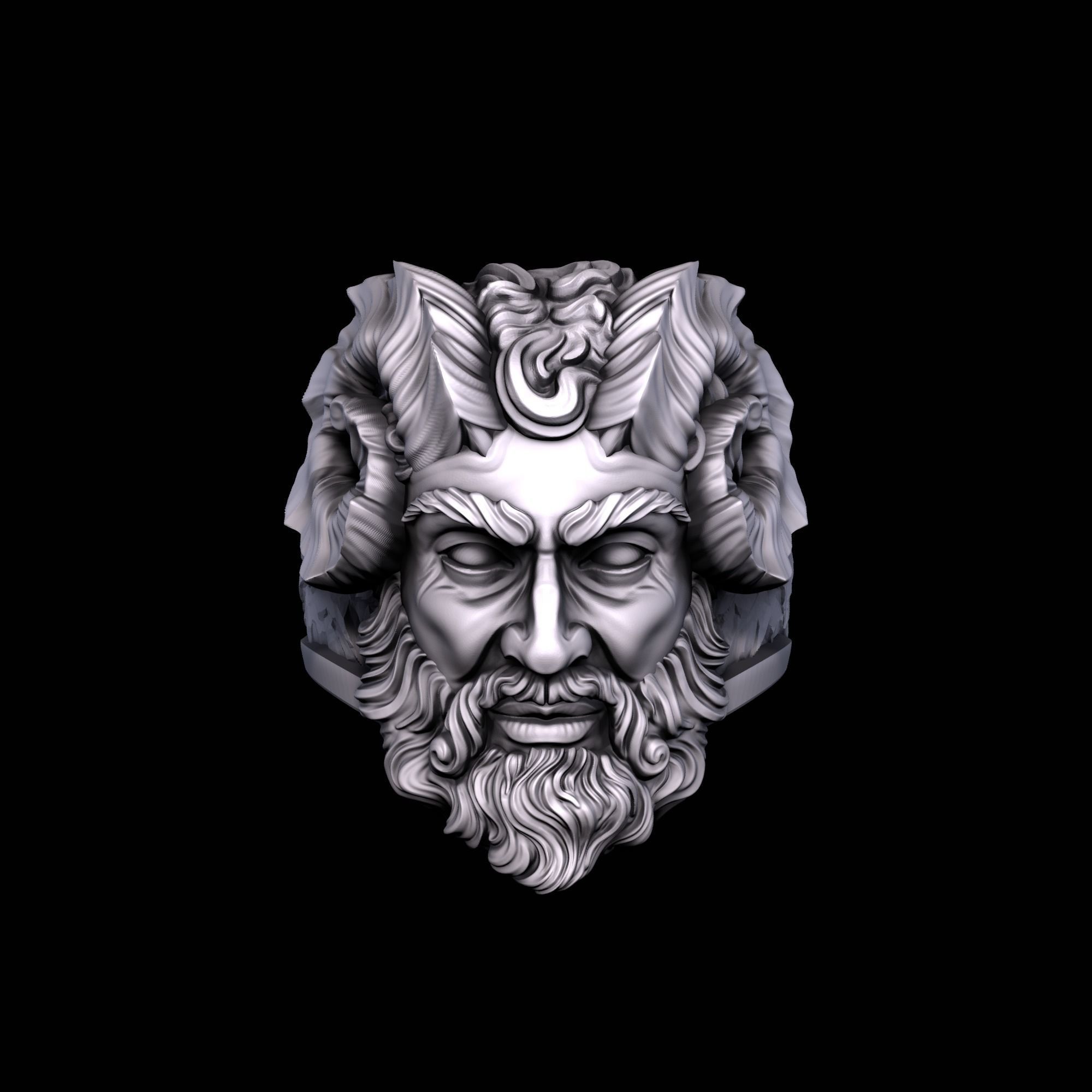 Ring Satir 3D print model_1