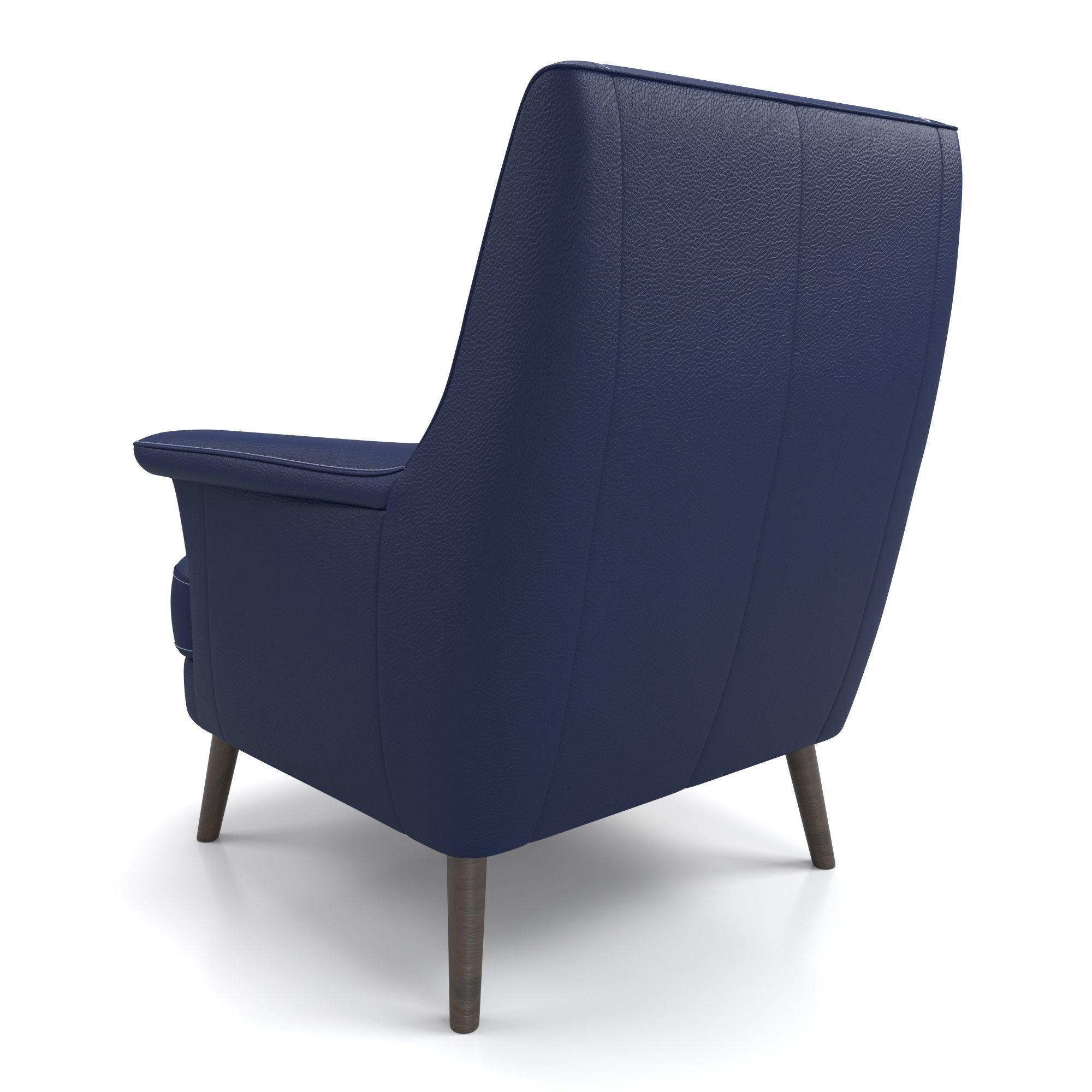 Leather Chair  3D model_3