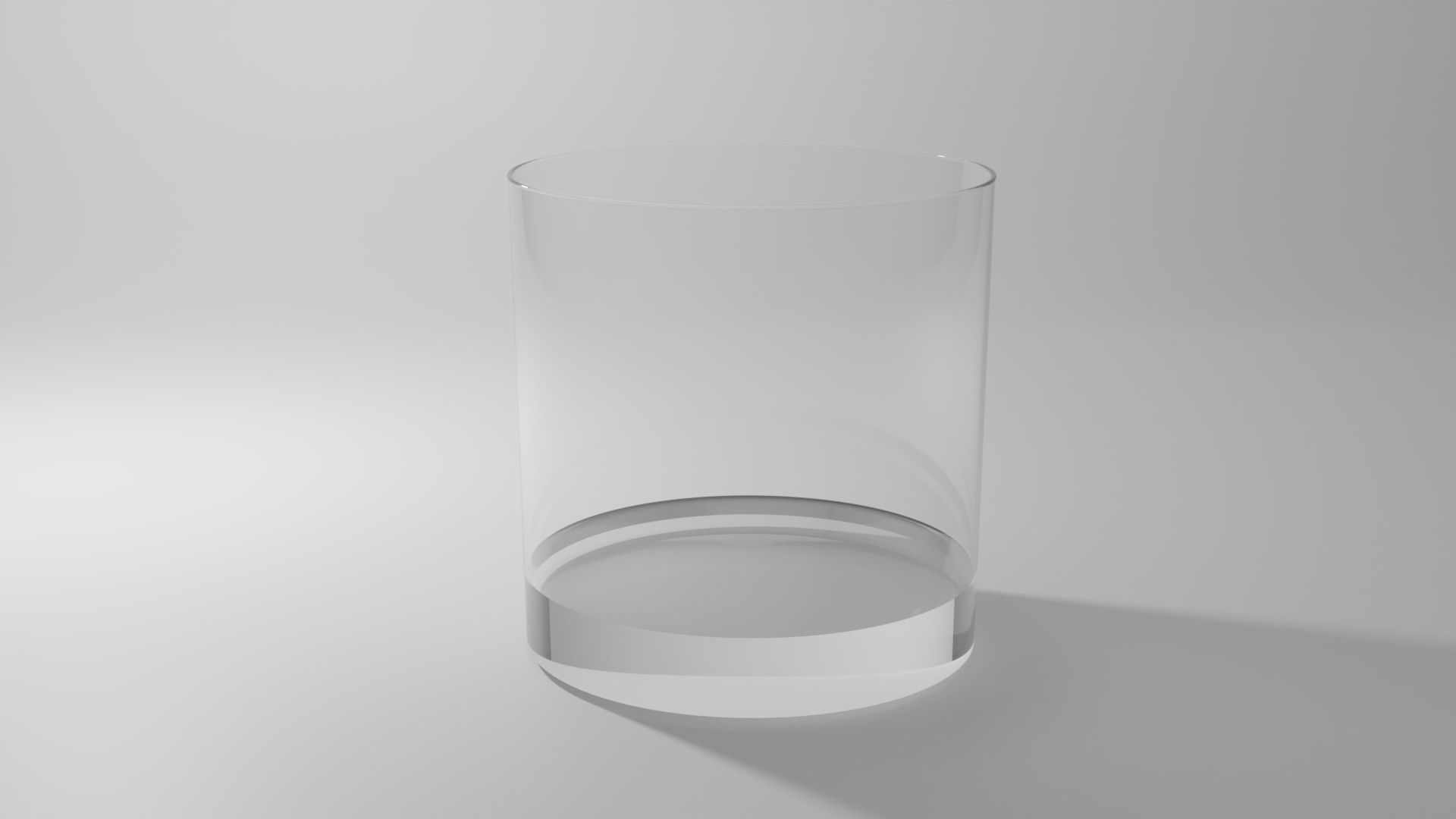 Glass Cup Low-poly 3D model_2