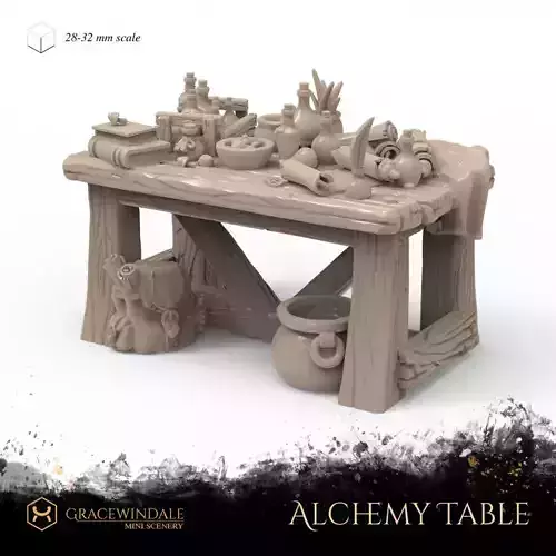 Alchemy Table 3D print model