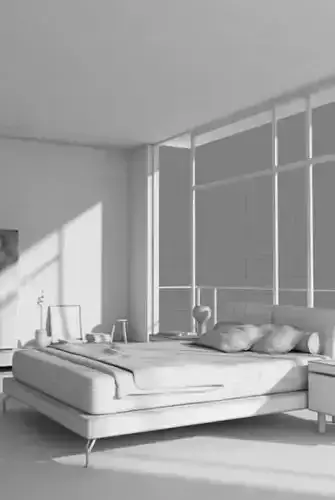 Modern Cozy Bed Room