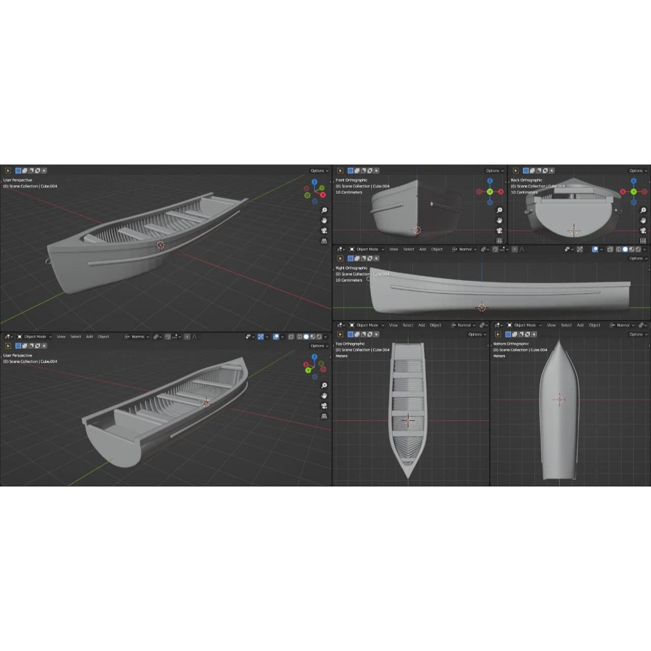 CARGO CANOE 3D print model_2