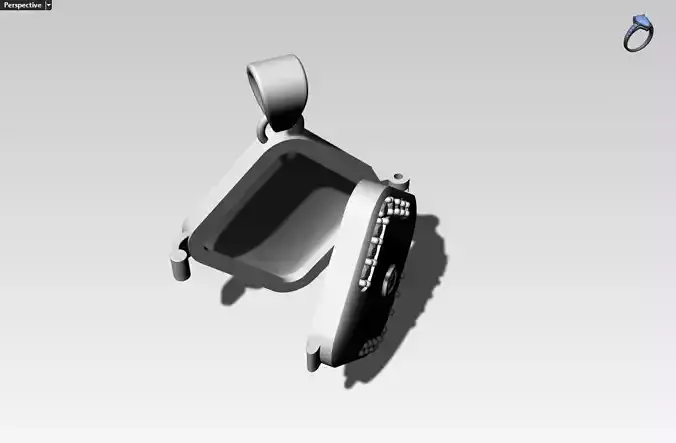 Diamant Locket for two pictures