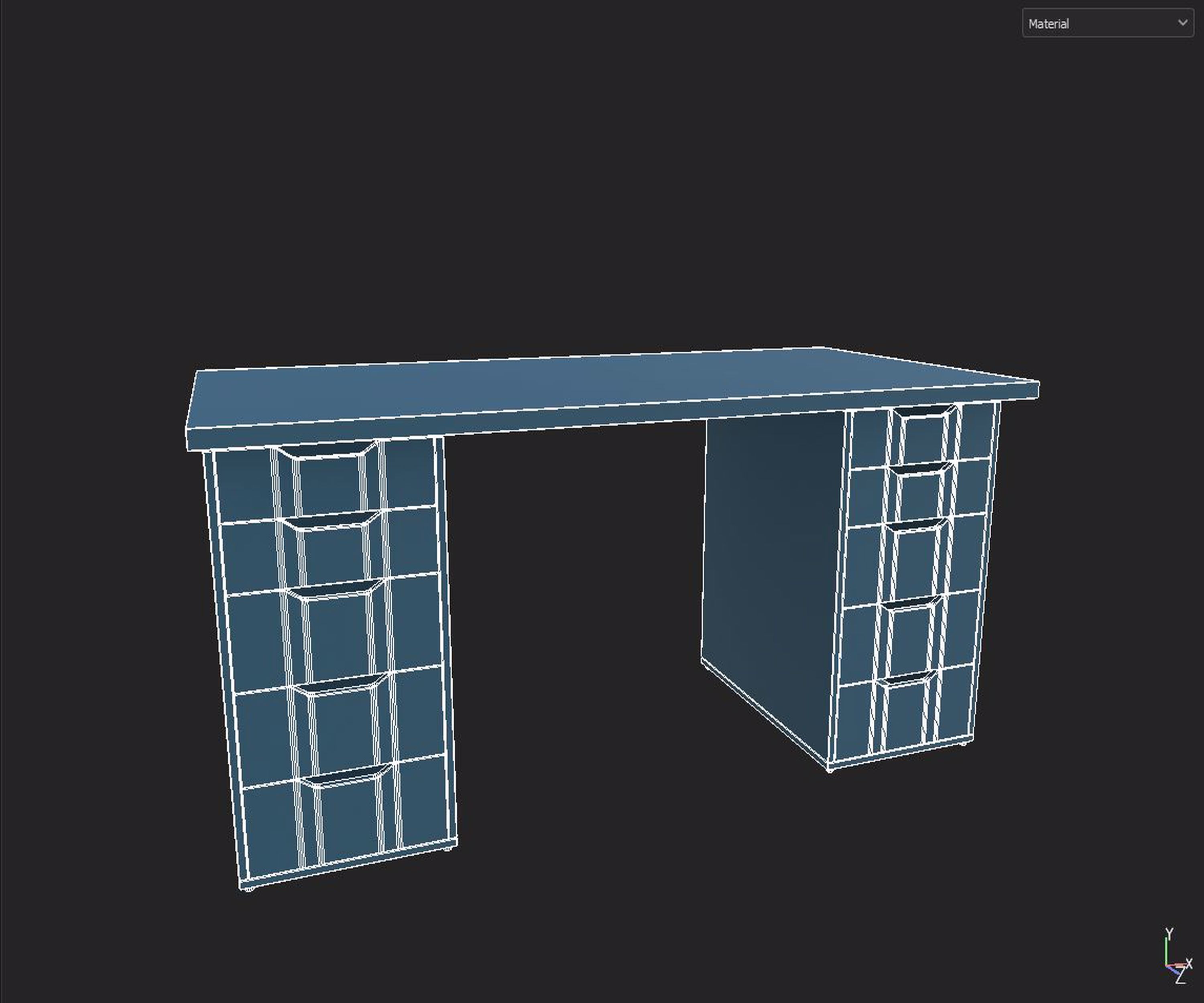 IKEA Table Low-poly 3D model_5