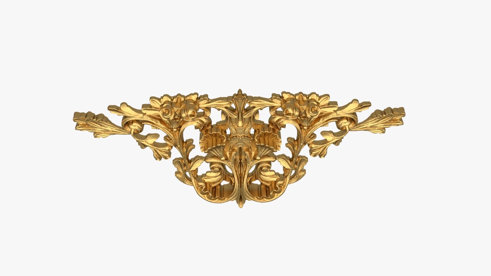 Classic decor ornament 209 3D model_4