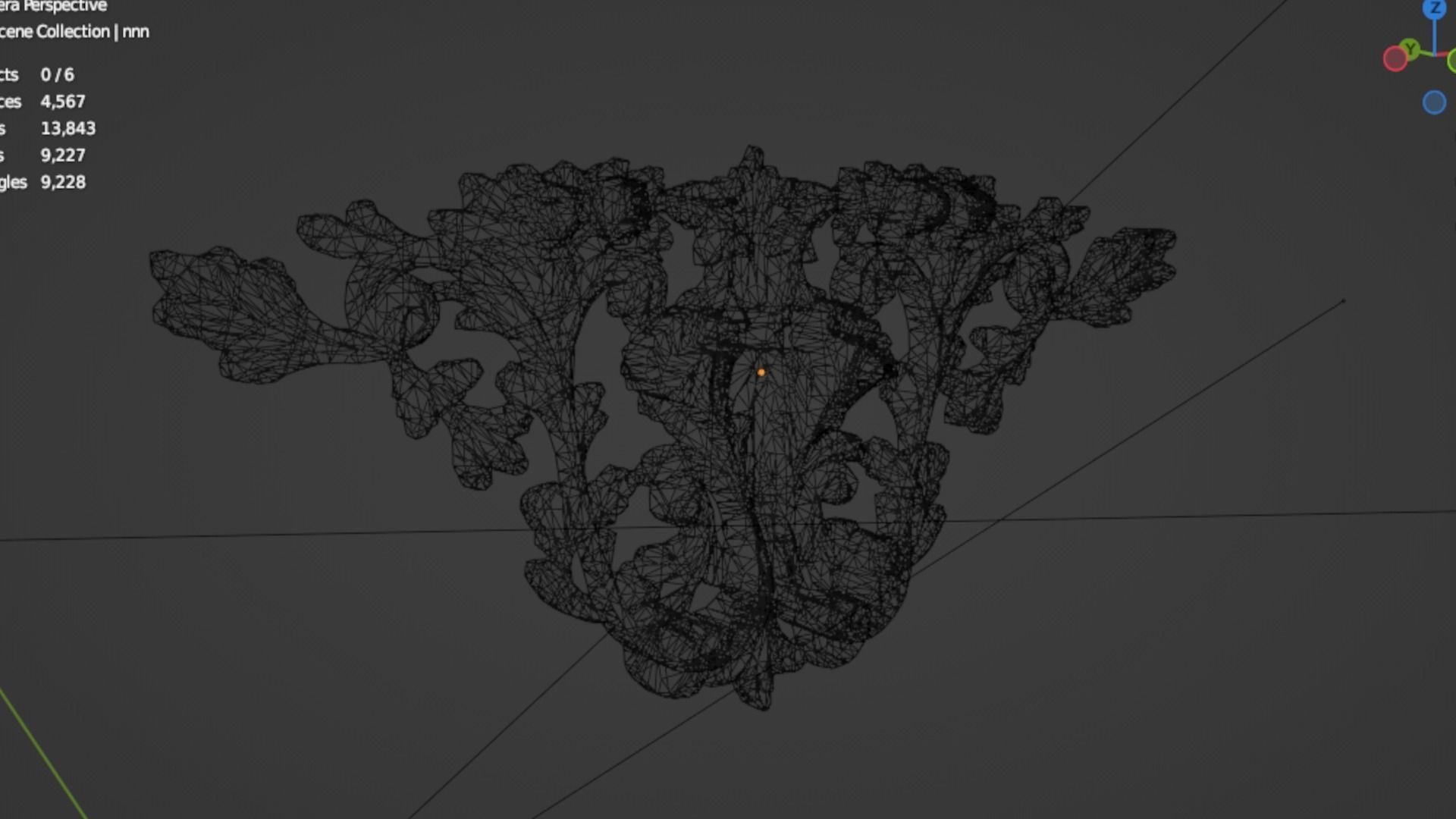 Classic decor ornament 209 3D model_6