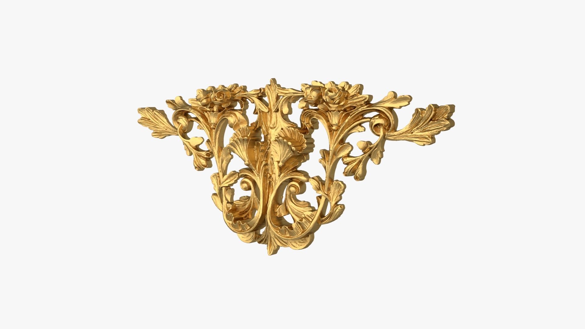 Classic decor ornament 209 3D model_2