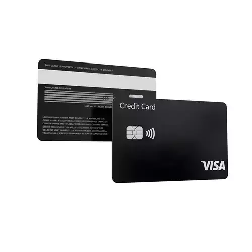Simple Black Credit Card