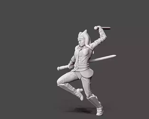 Ahsoka - fan art - 35mm scale