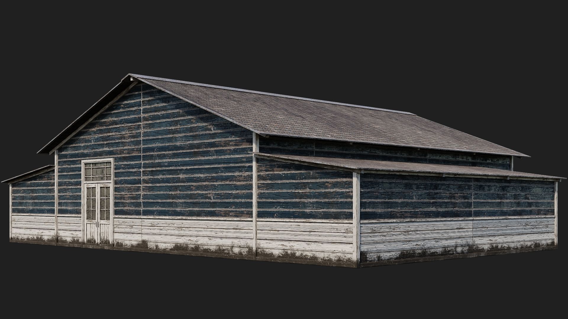 45-46-47-48 - Farm Buildings 4K PBR GameReady Low-poly 3D model_28