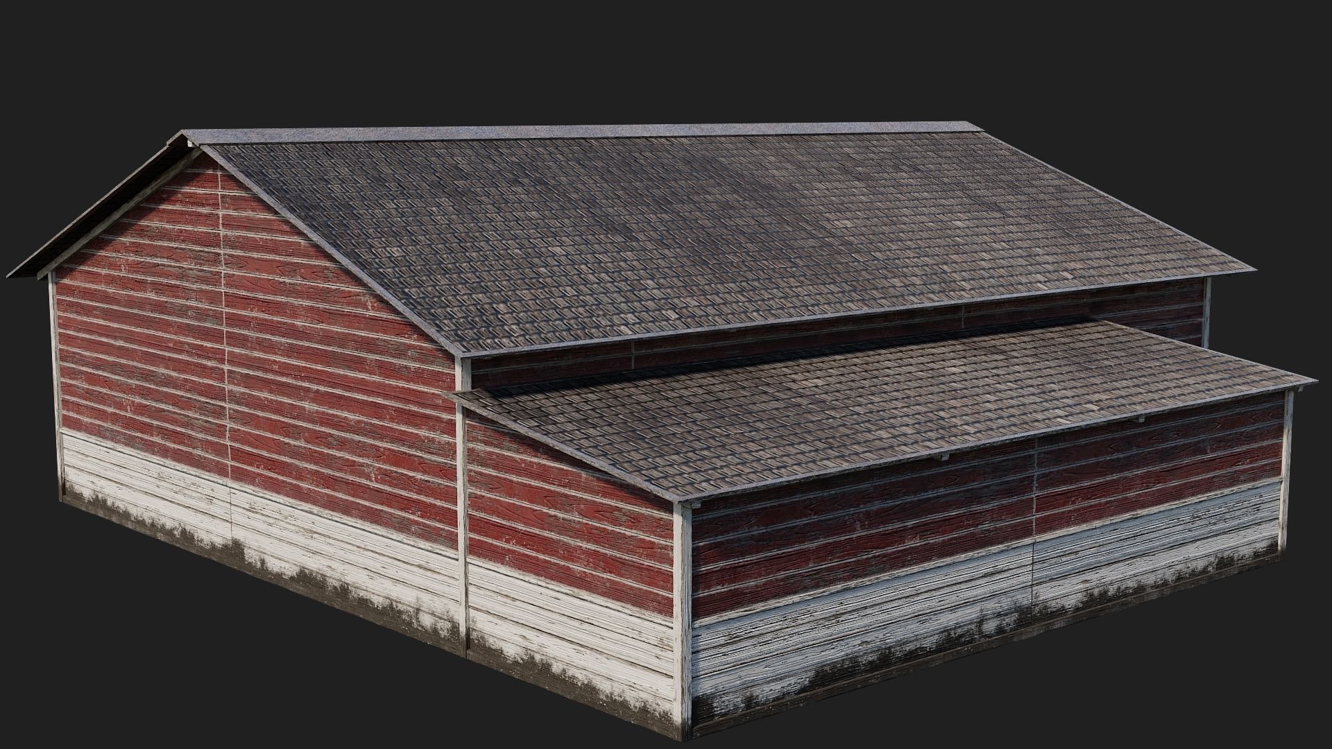 45-46-47-48 - Farm Buildings 4K PBR GameReady Low-poly 3D model_16