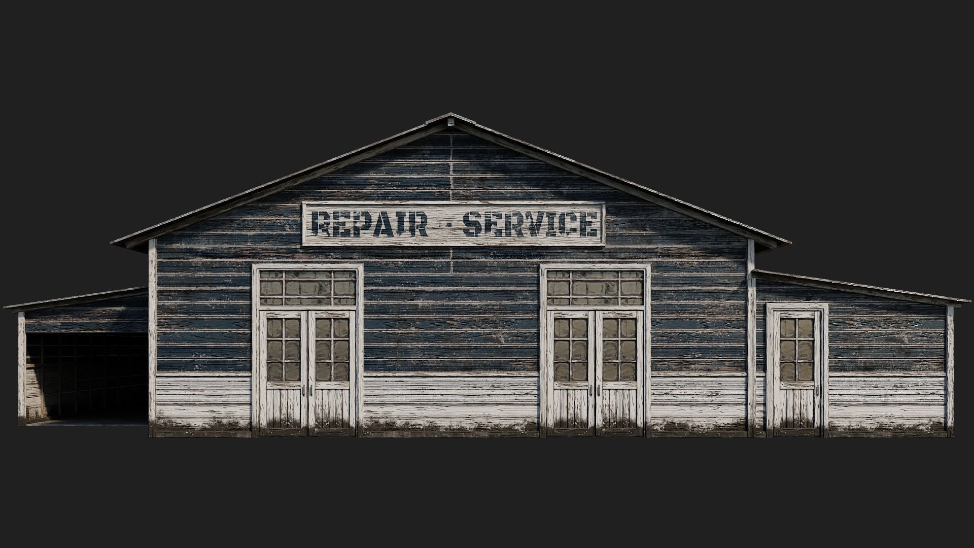 45-46-47-48 - Farm Buildings 4K PBR GameReady Low-poly 3D model_29