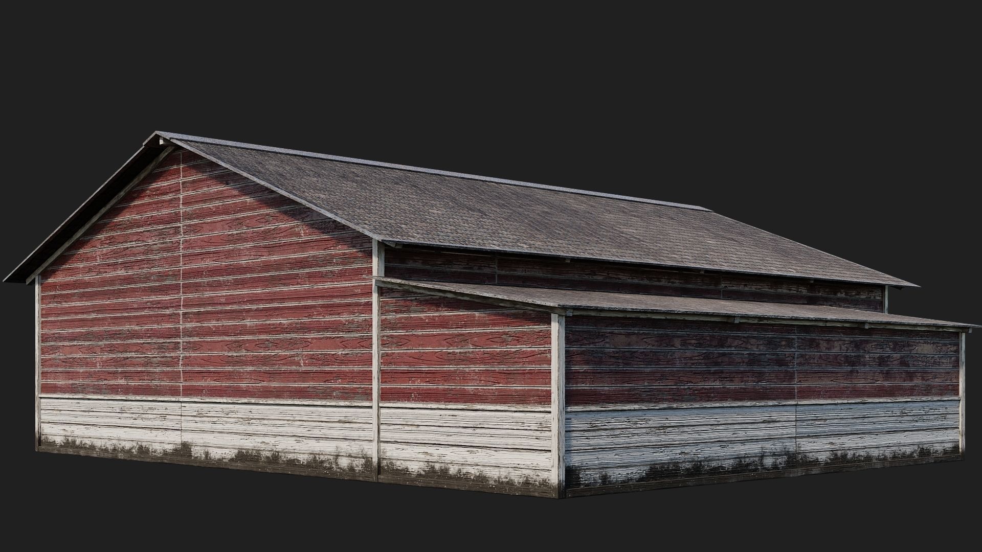 45-46-47-48 - Farm Buildings 4K PBR GameReady Low-poly 3D model_19