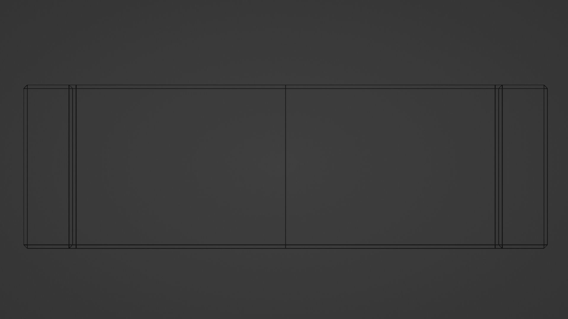 Concrete Bench 3D model_7