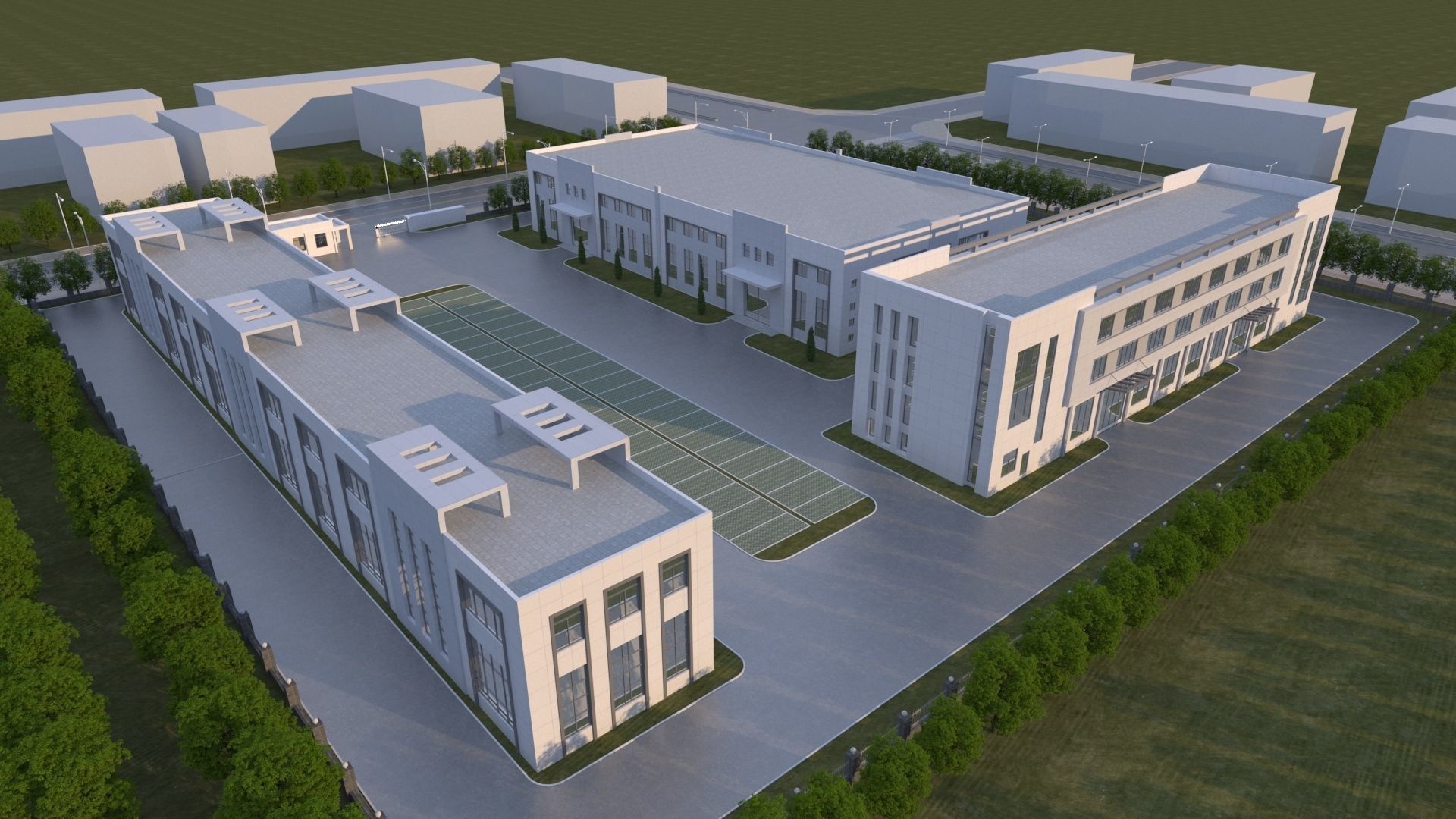 industrial building 3D model_7