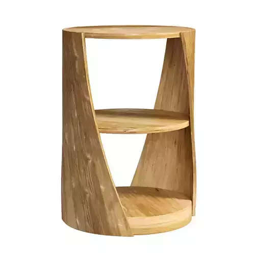 wood table 3D model