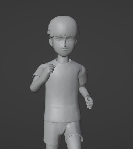 mob psycho 100 gym 3D print model_2