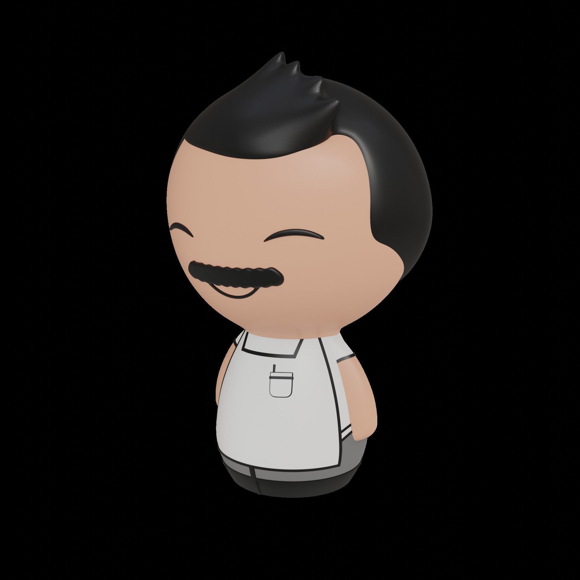 Bobs Burgers Funko POP Bob Belcher Figurine 3D print model_8