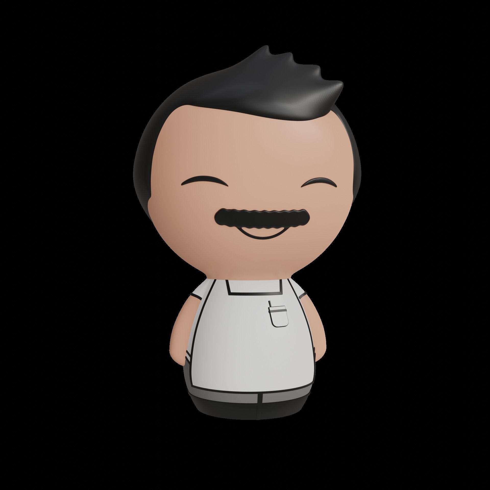 Bobs Burgers Funko POP Bob Belcher Figurine 3D print model_4