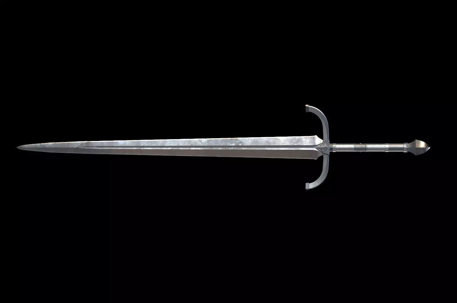 Sword Low-poly 3D model_0