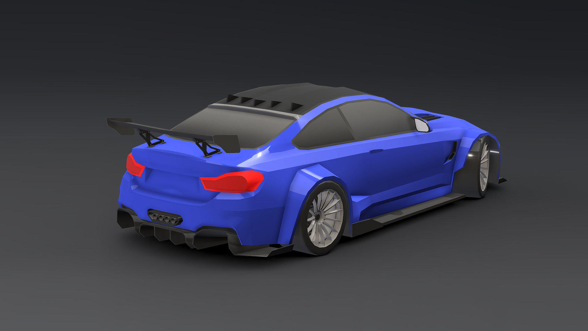 Cars Pack Low-poly 3D model_15