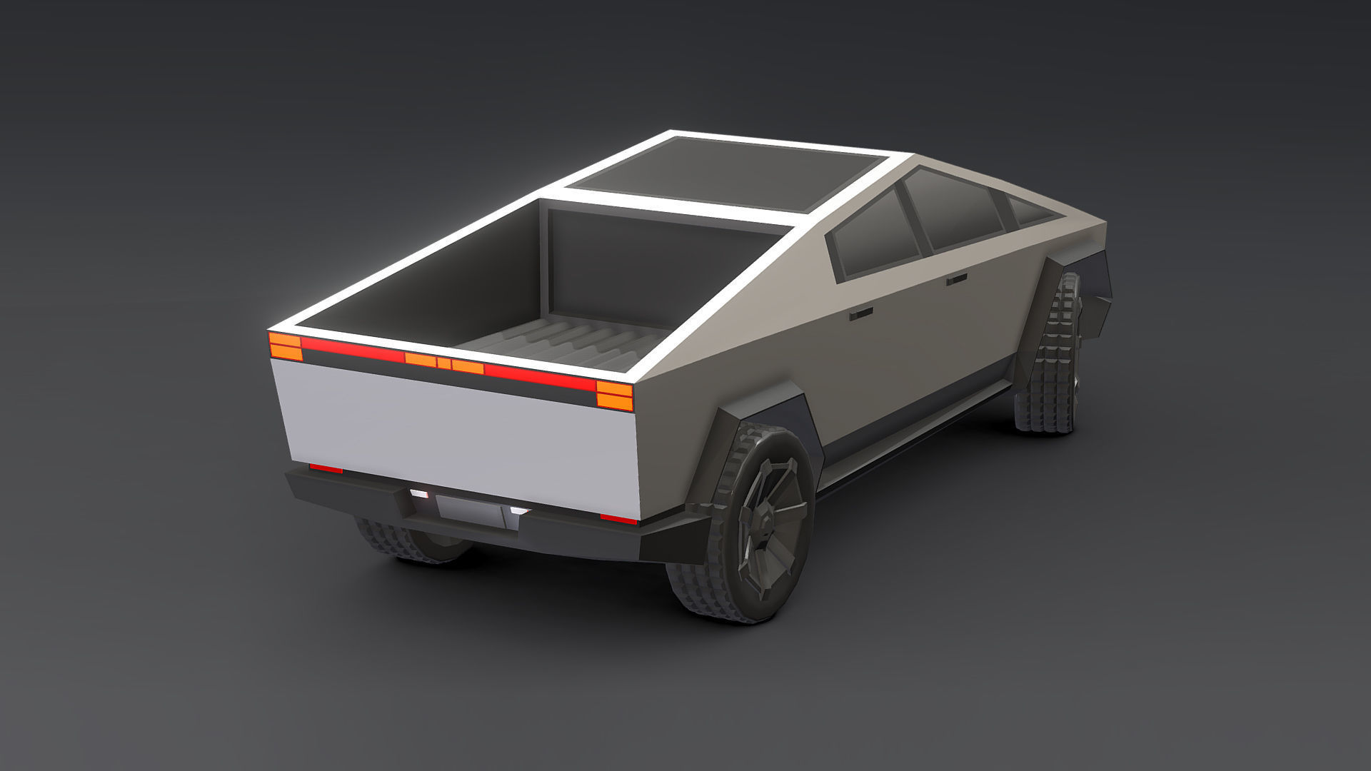 Cars Pack Low-poly 3D model_41