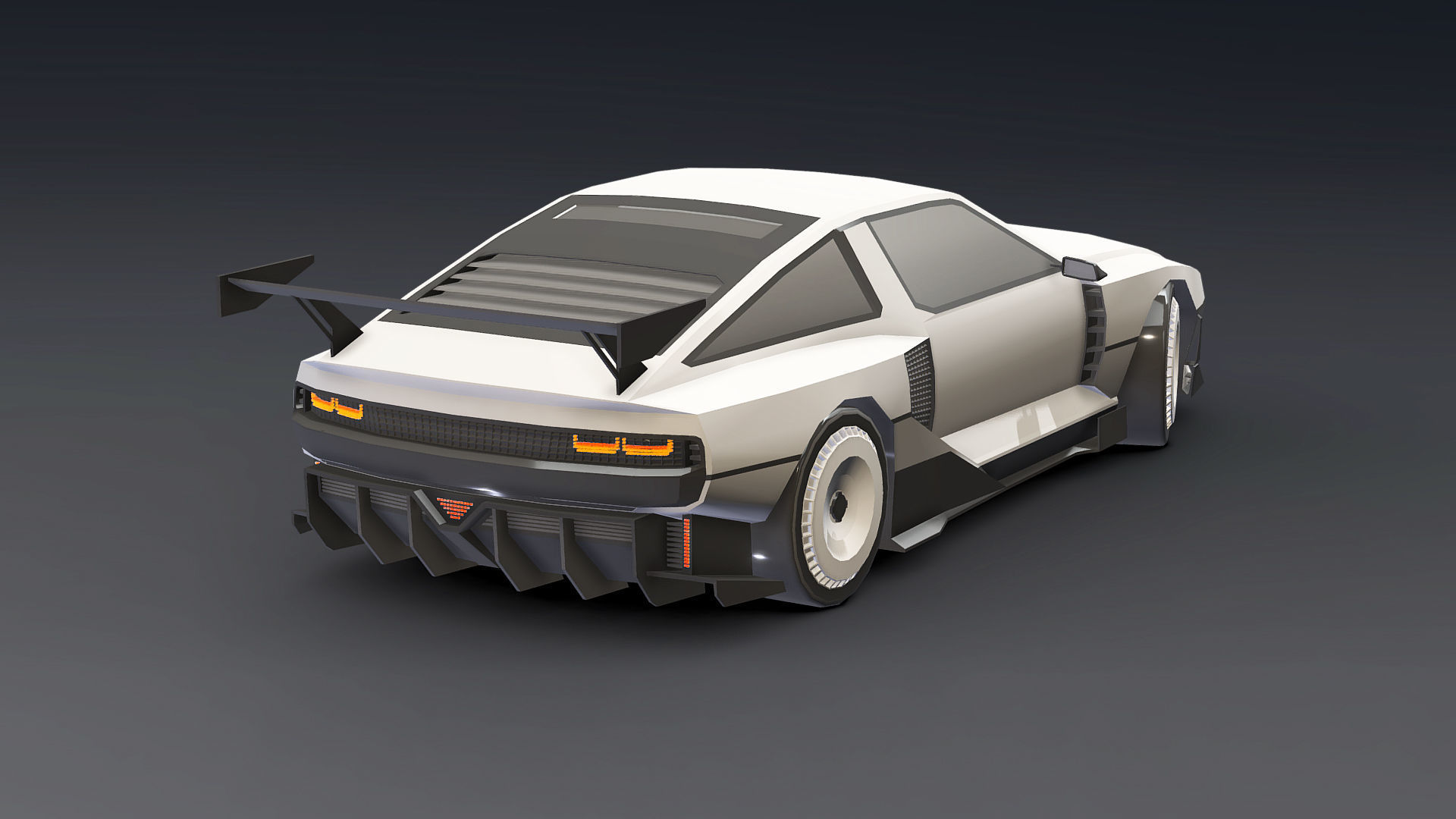 Cars Pack Low-poly 3D model_11