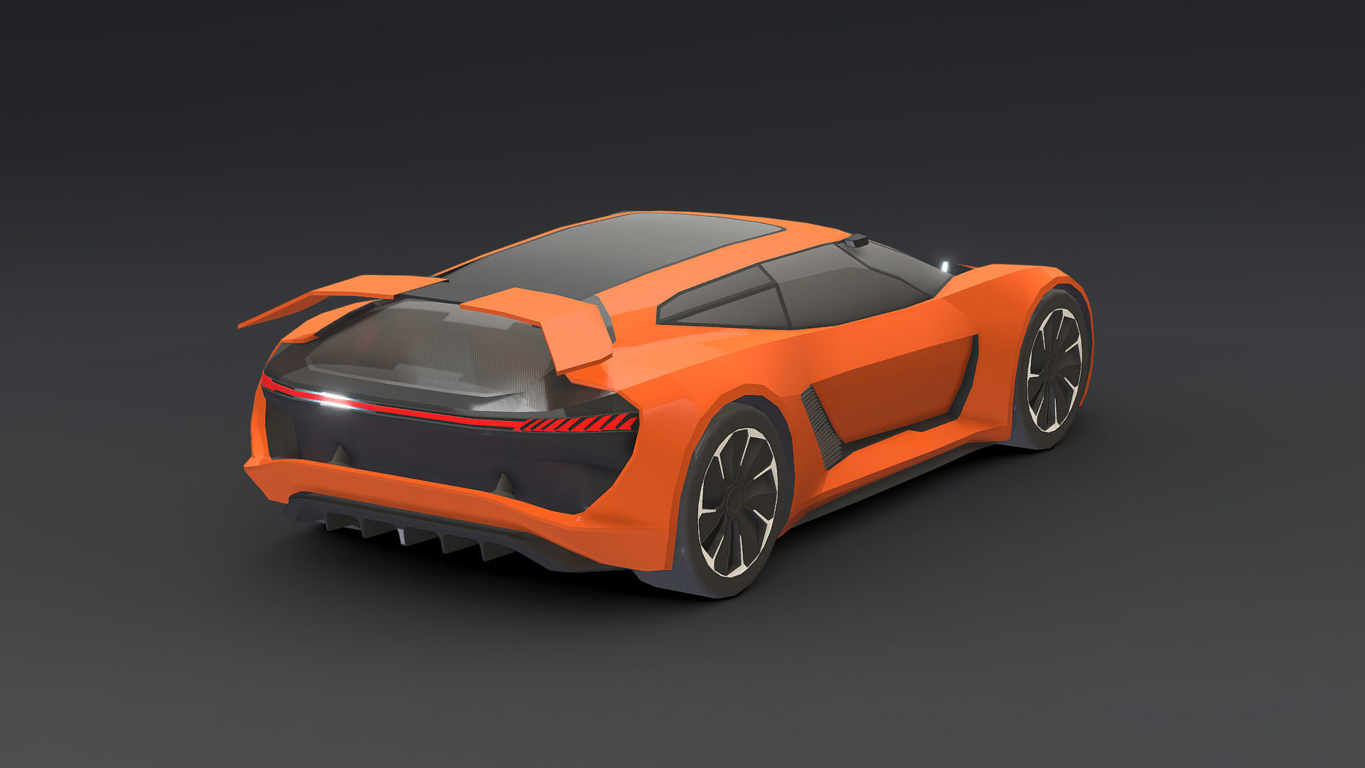 Cars Pack Low-poly 3D model_23