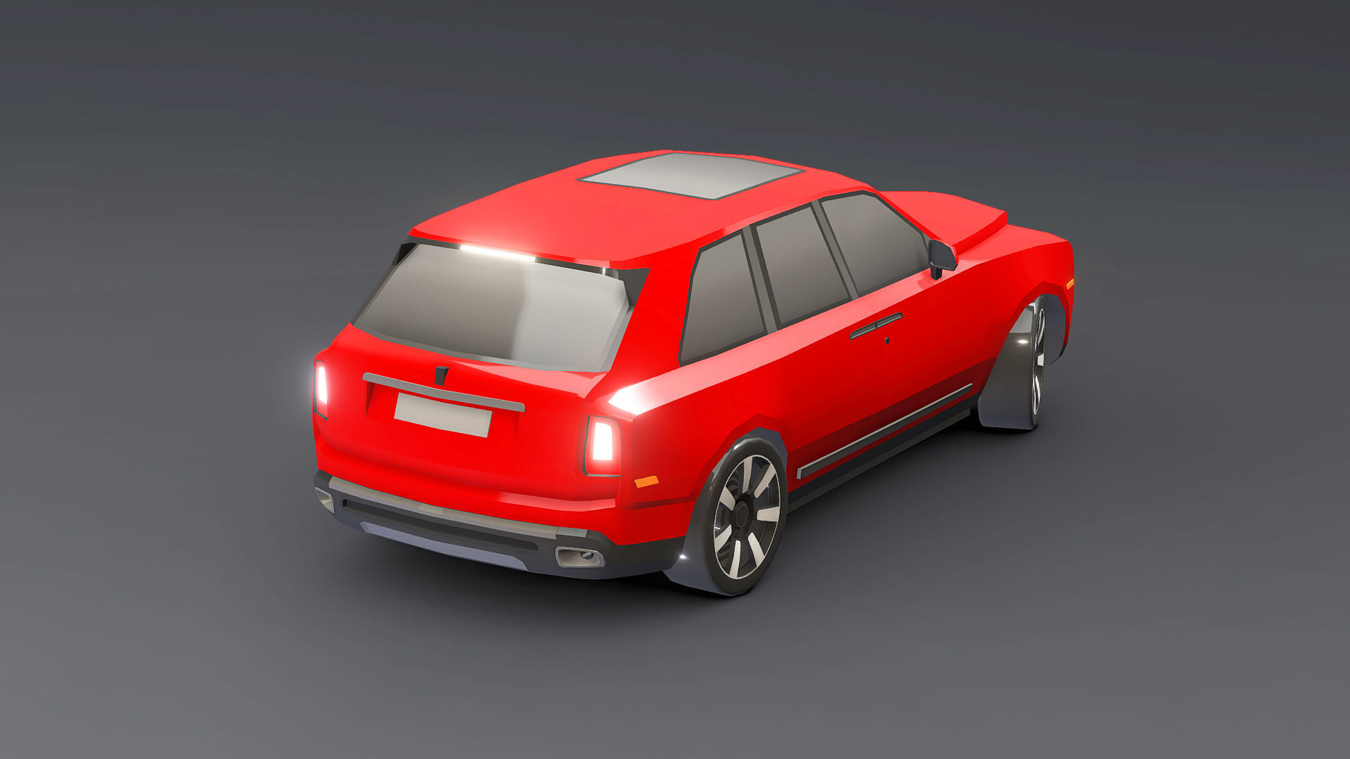 Cars Pack Low-poly 3D model_45