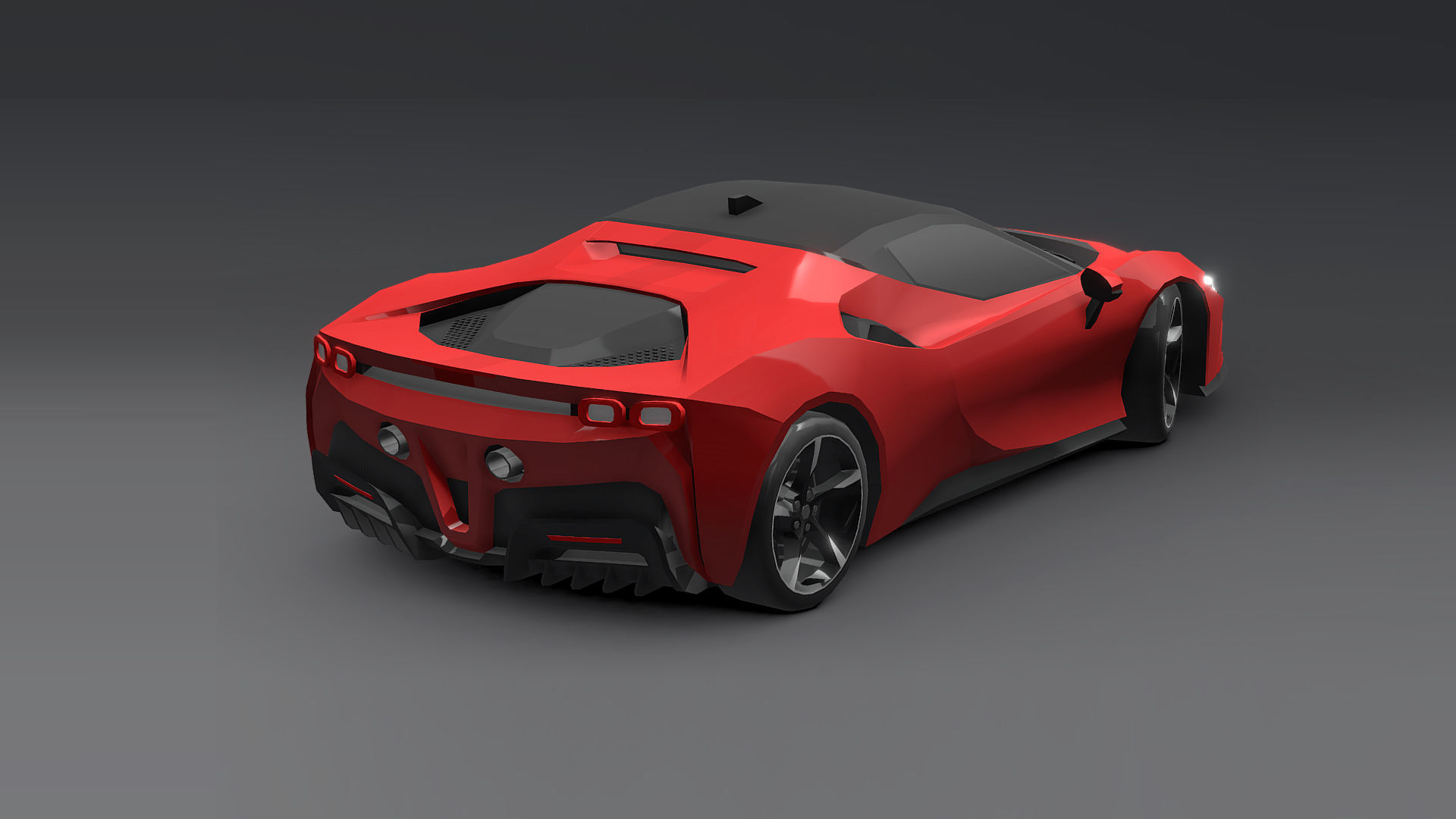 Cars Pack Low-poly 3D model_13