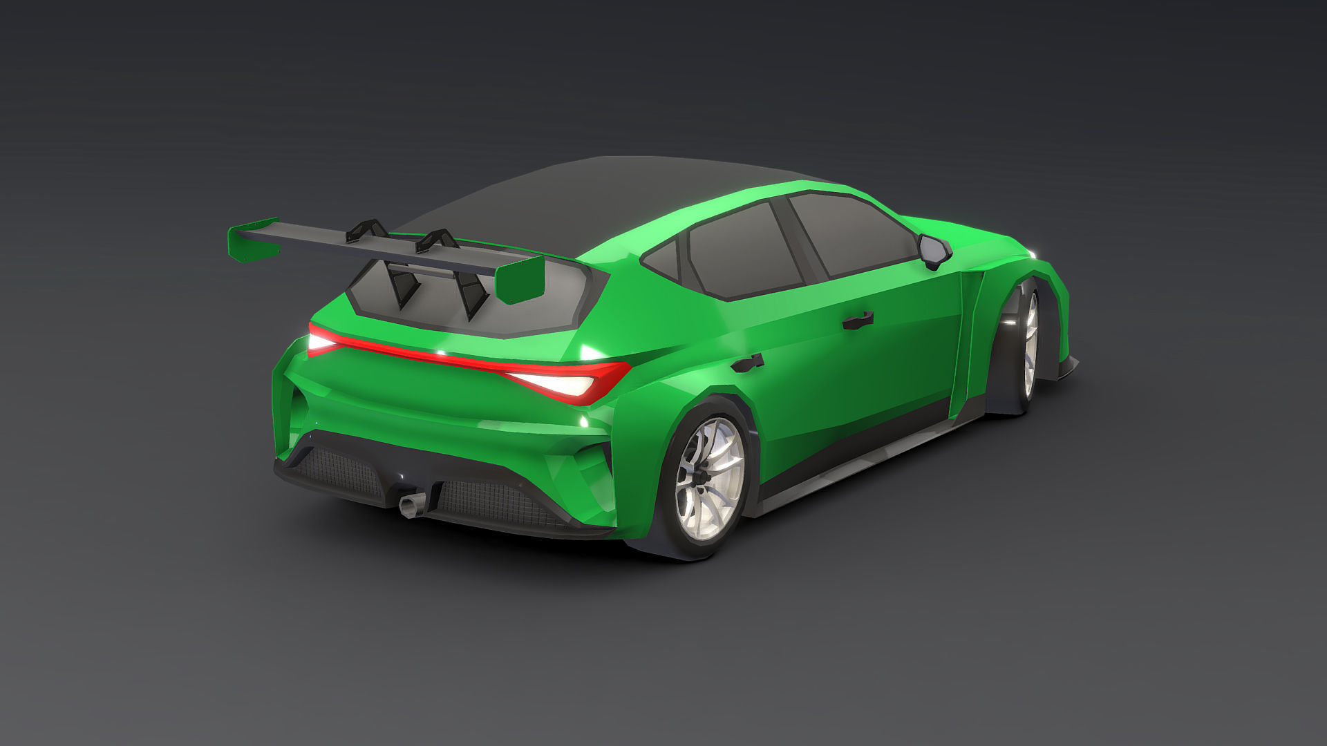 Cars Pack Low-poly 3D model_21