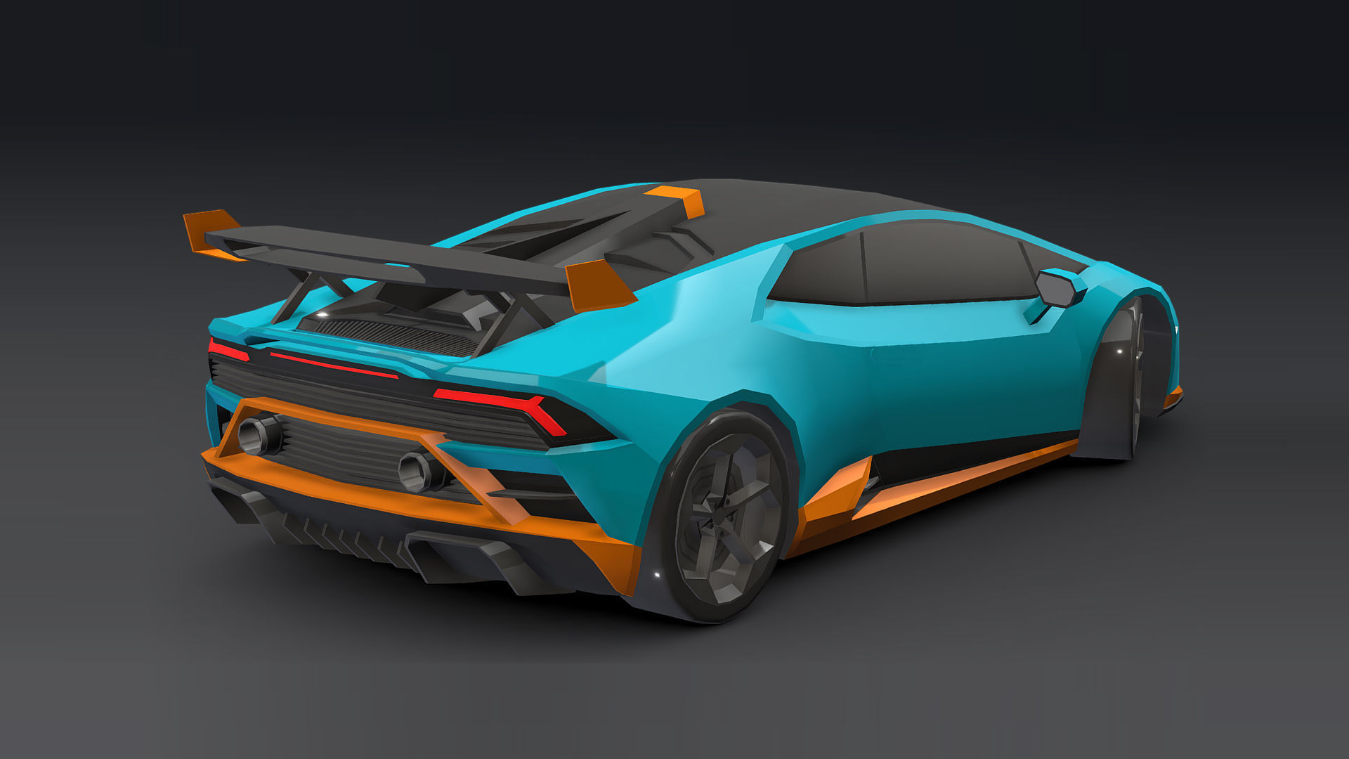 Cars Pack Low-poly 3D model_25