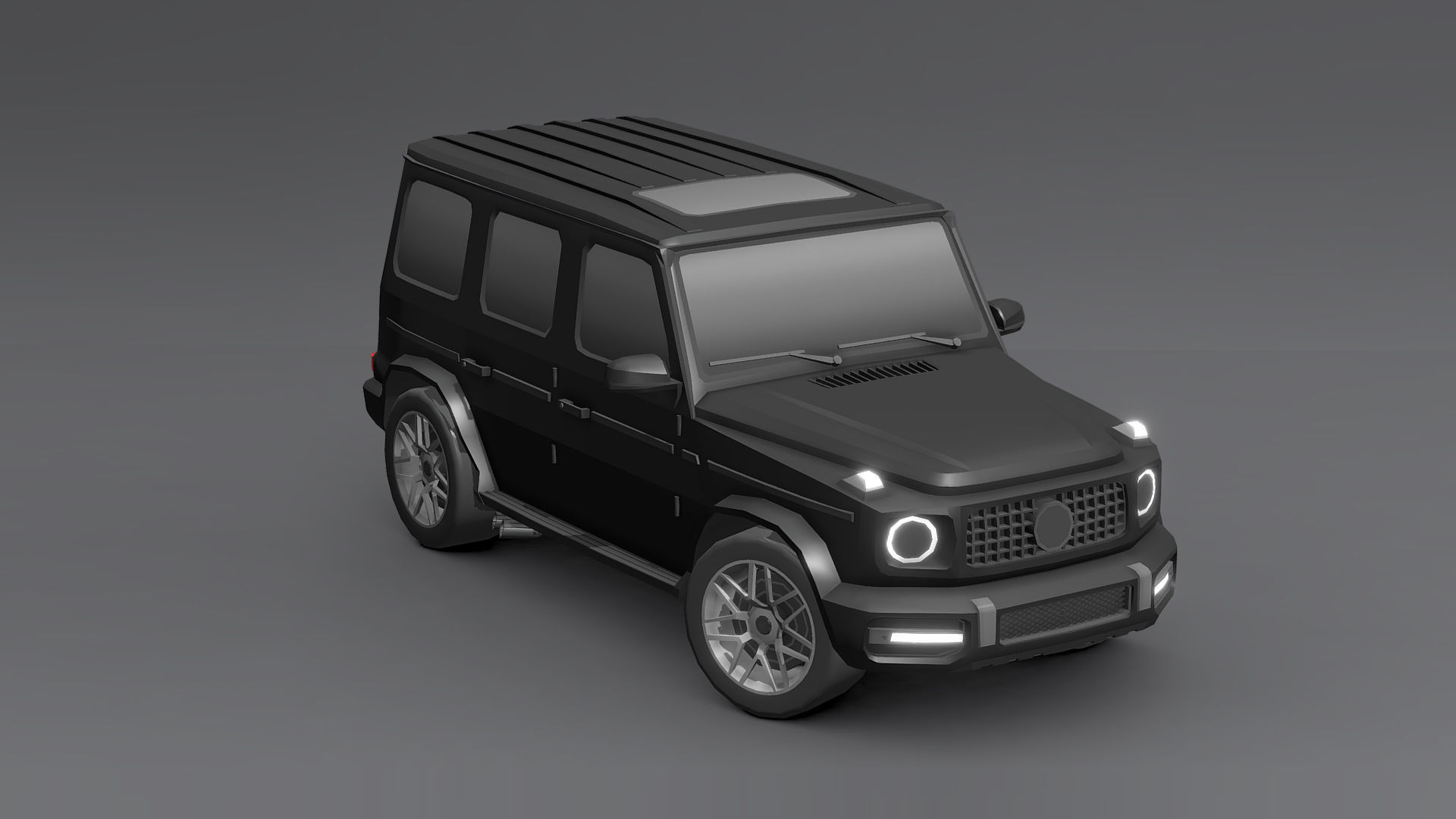 Cars Pack Low-poly 3D model_26