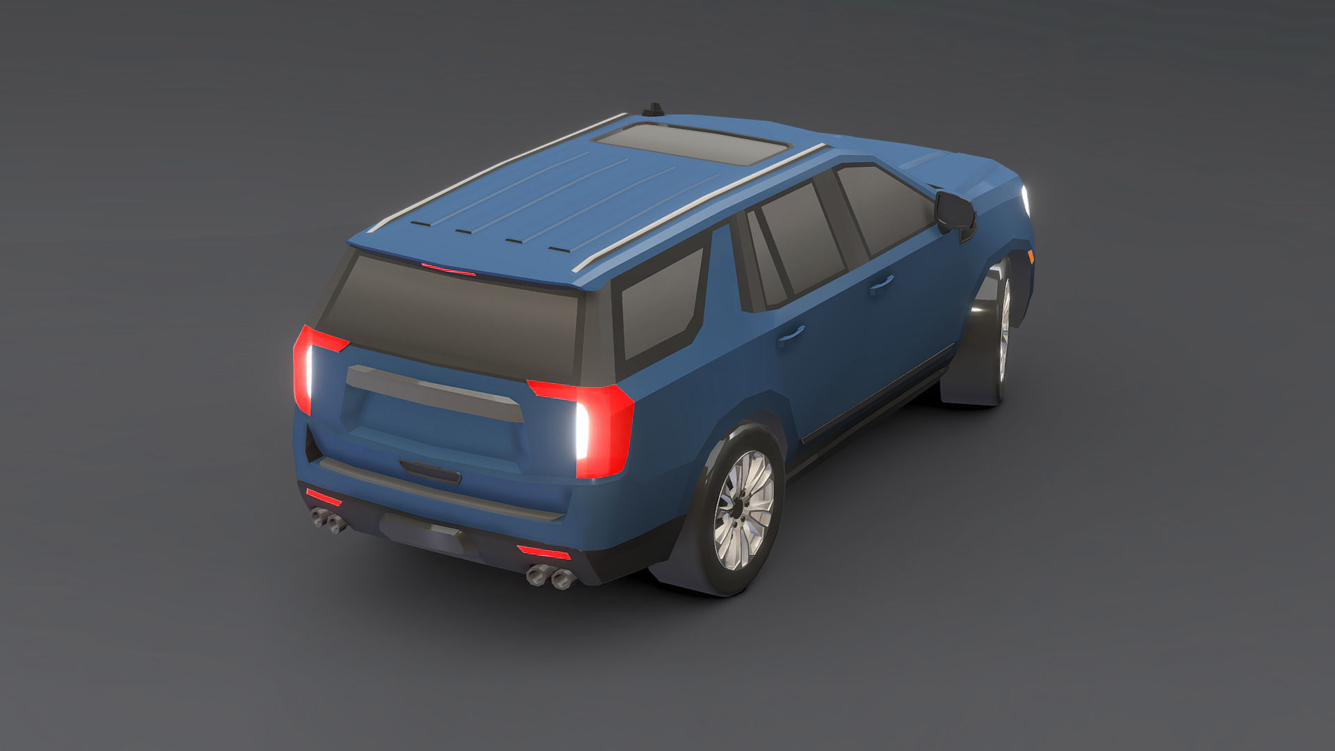 Cars Pack Low-poly 3D model_55