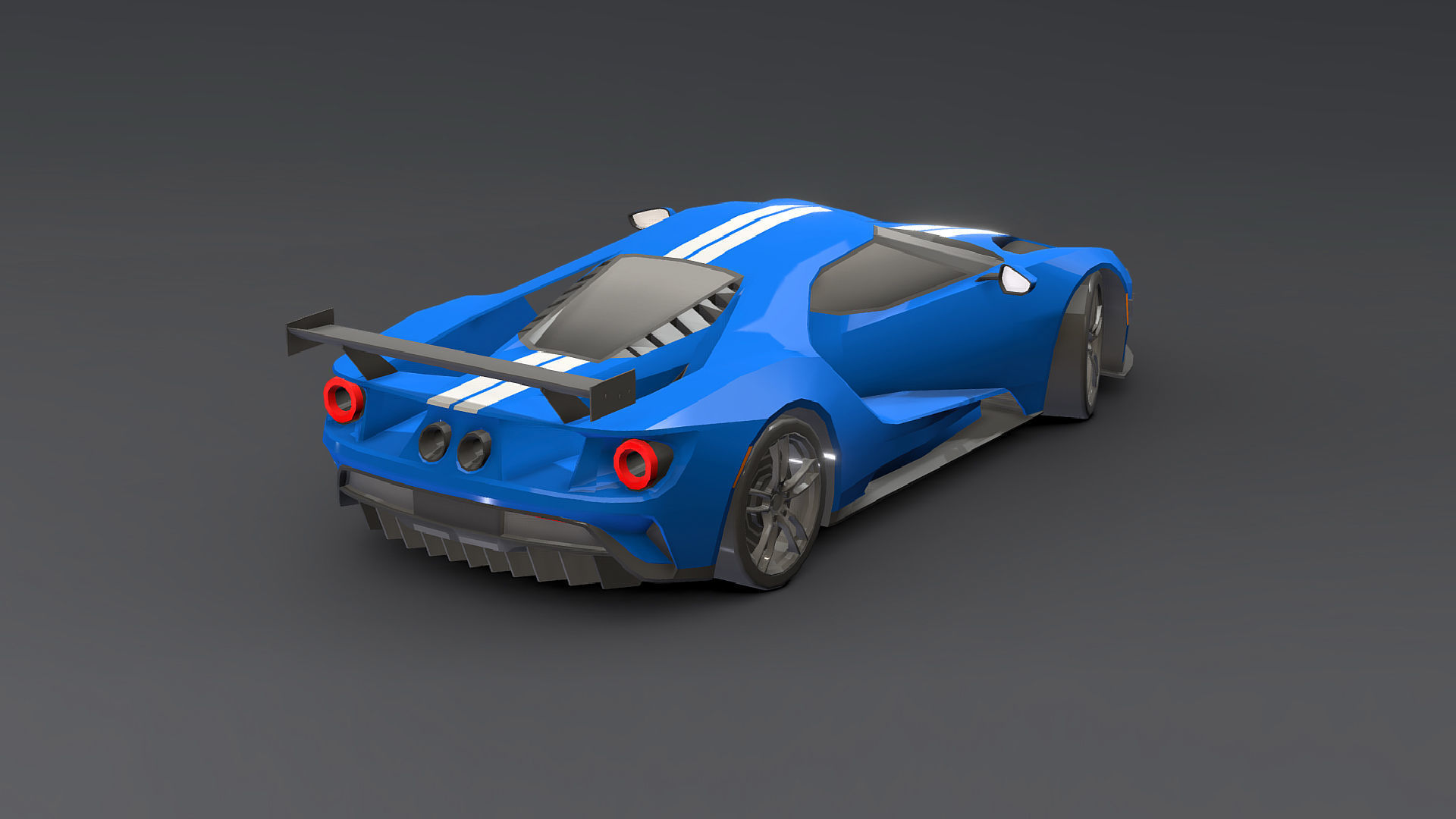 Cars Pack Low-poly 3D model_29