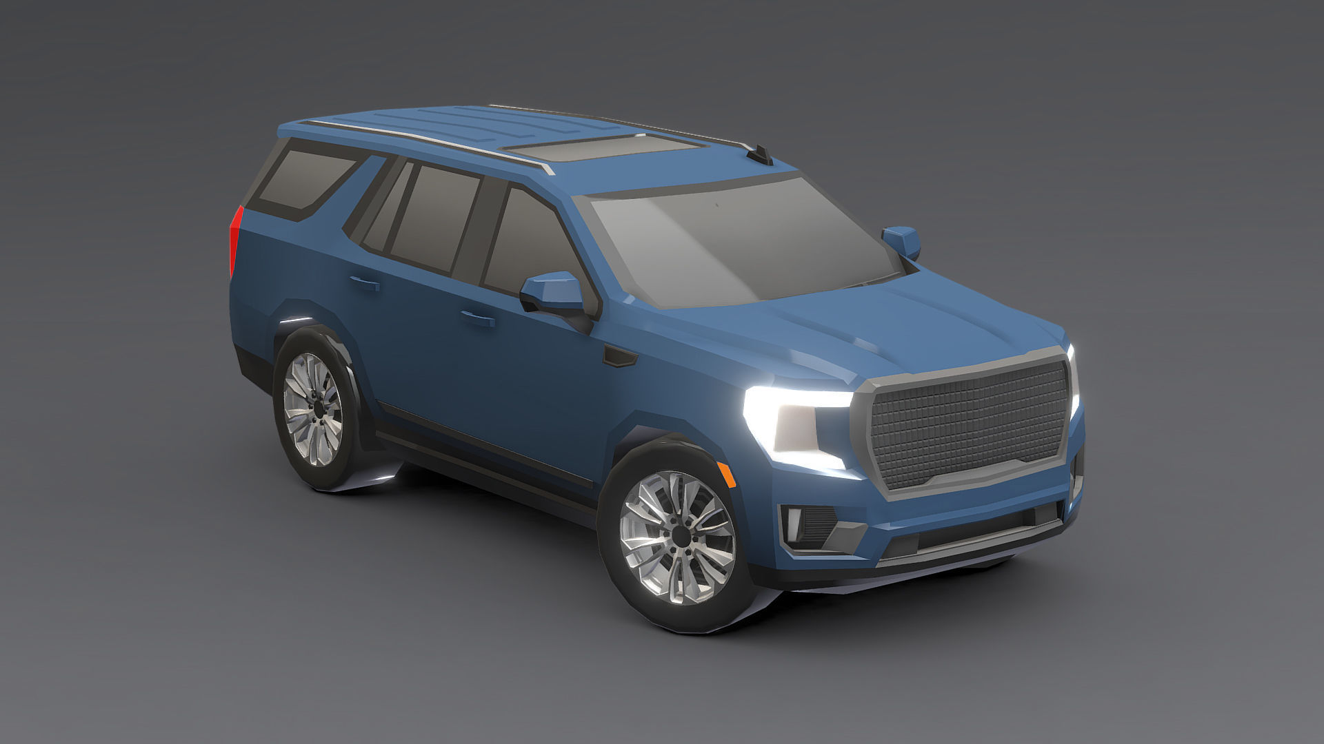 Cars Pack Low-poly 3D model_54