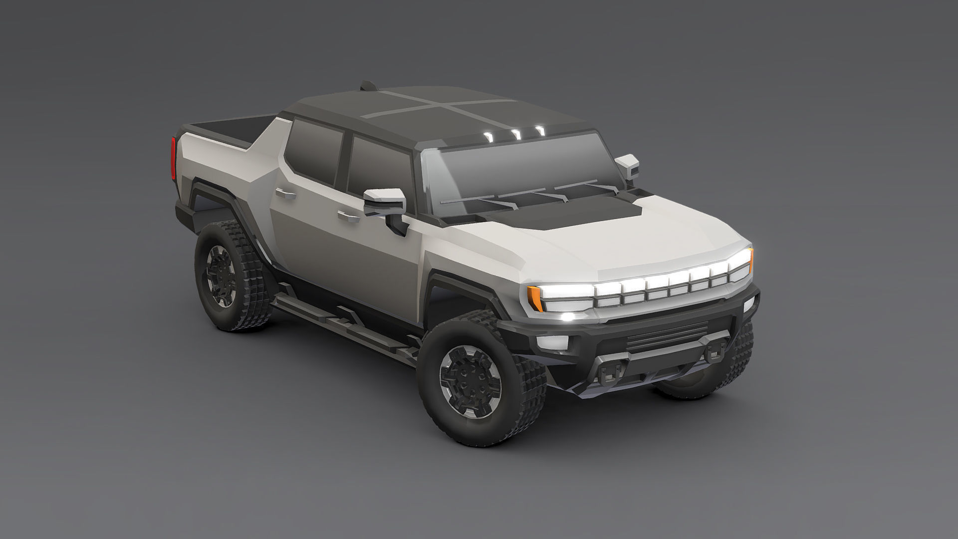 Cars Pack Low-poly 3D model_16