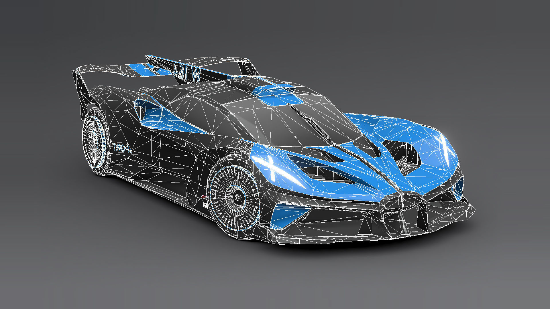 Cars Pack Low-poly 3D model_7