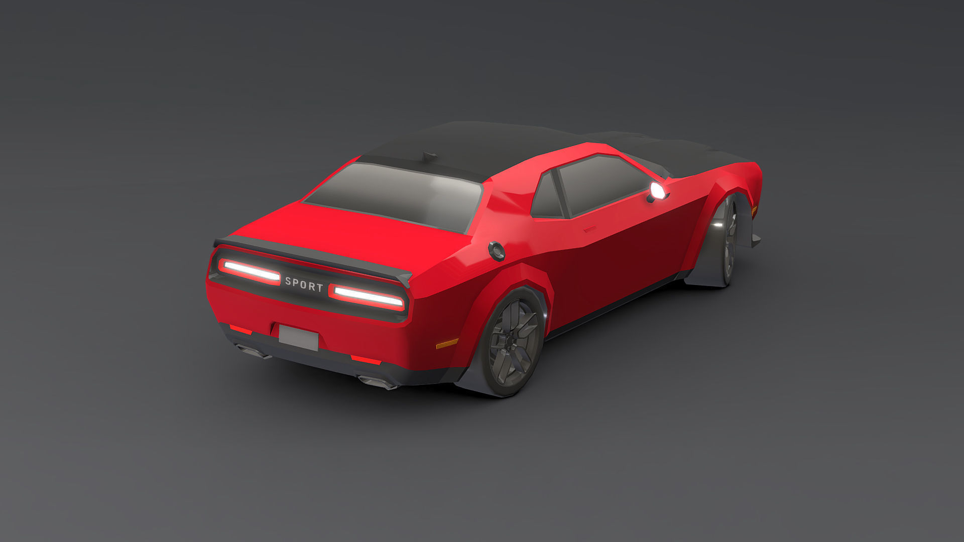 Cars Pack Low-poly 3D model_39
