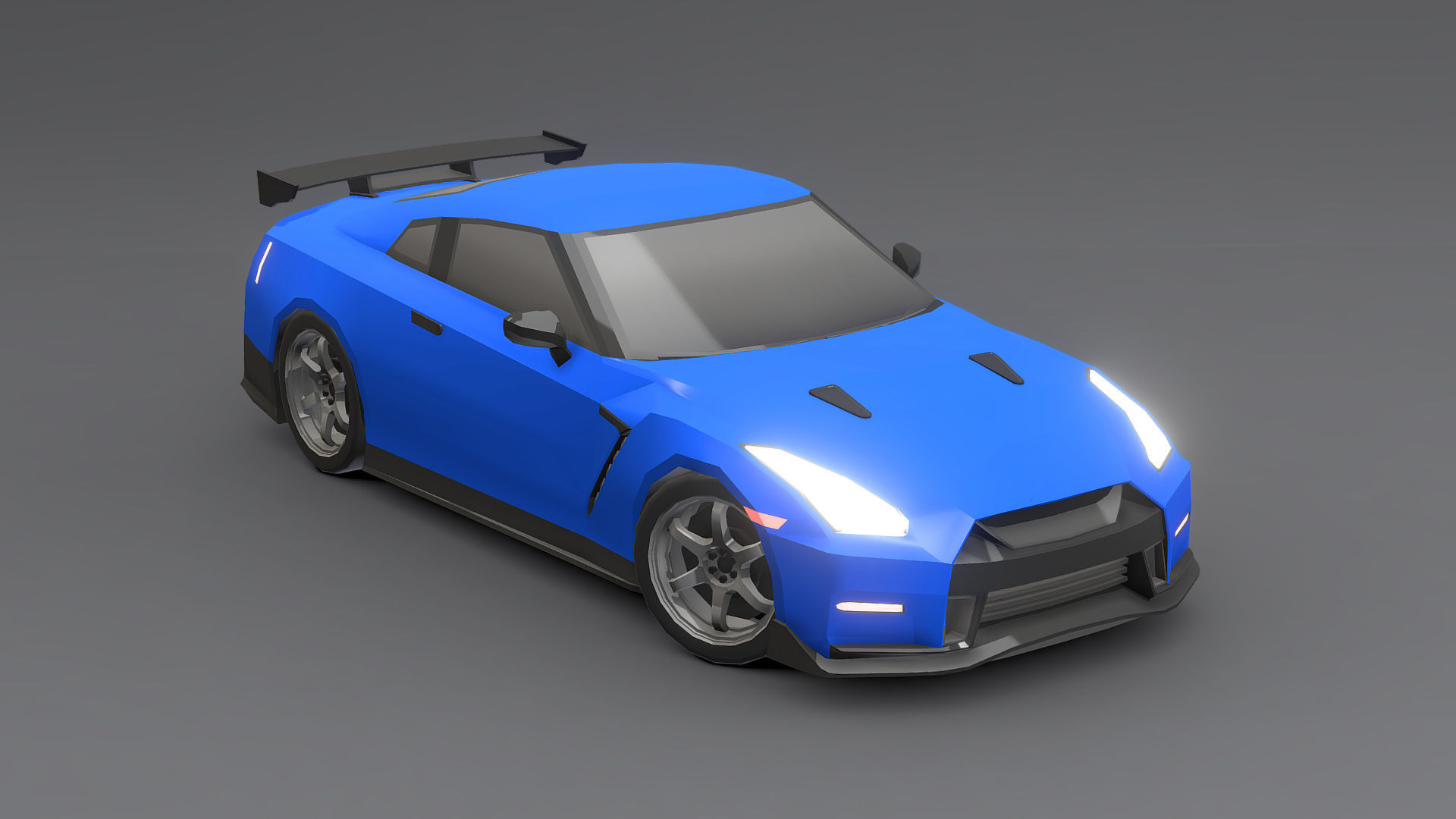 Cars Pack Low-poly 3D model_18