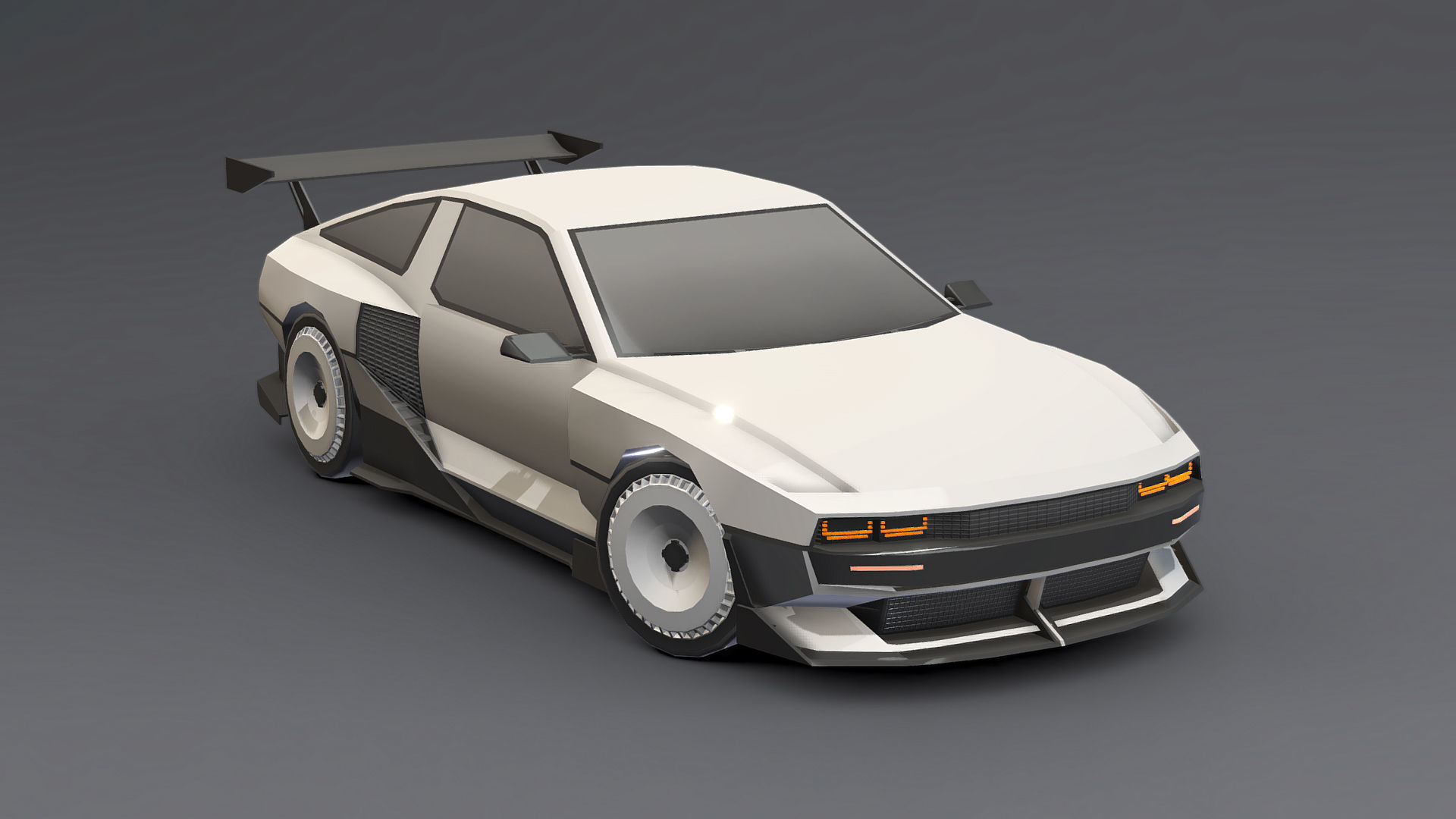 Cars Pack Low-poly 3D model_10