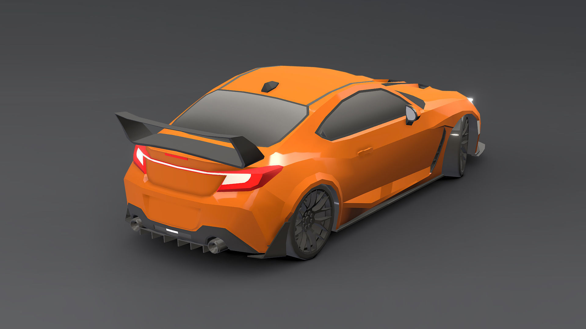 Cars Pack Low-poly 3D model_35