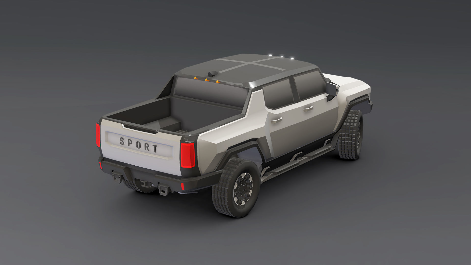 Cars Pack Low-poly 3D model_17