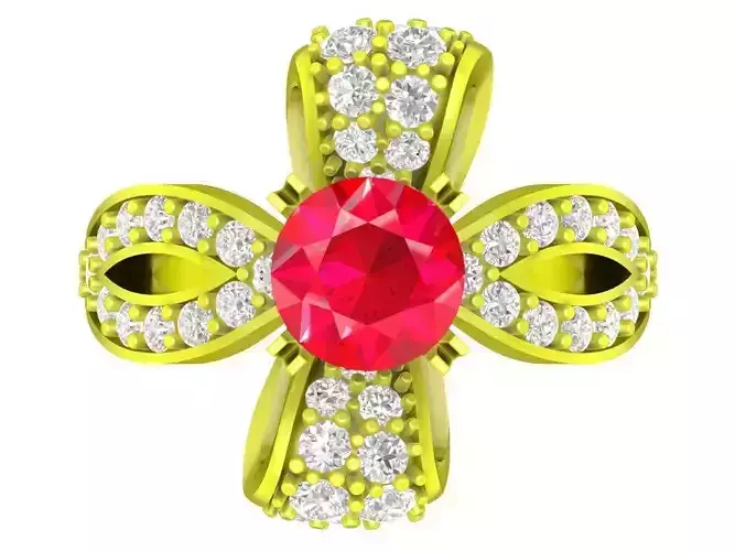 new design korean diamond women ring 4444