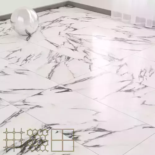 Mrf Porcelain Tile08 Low-poly 3D model